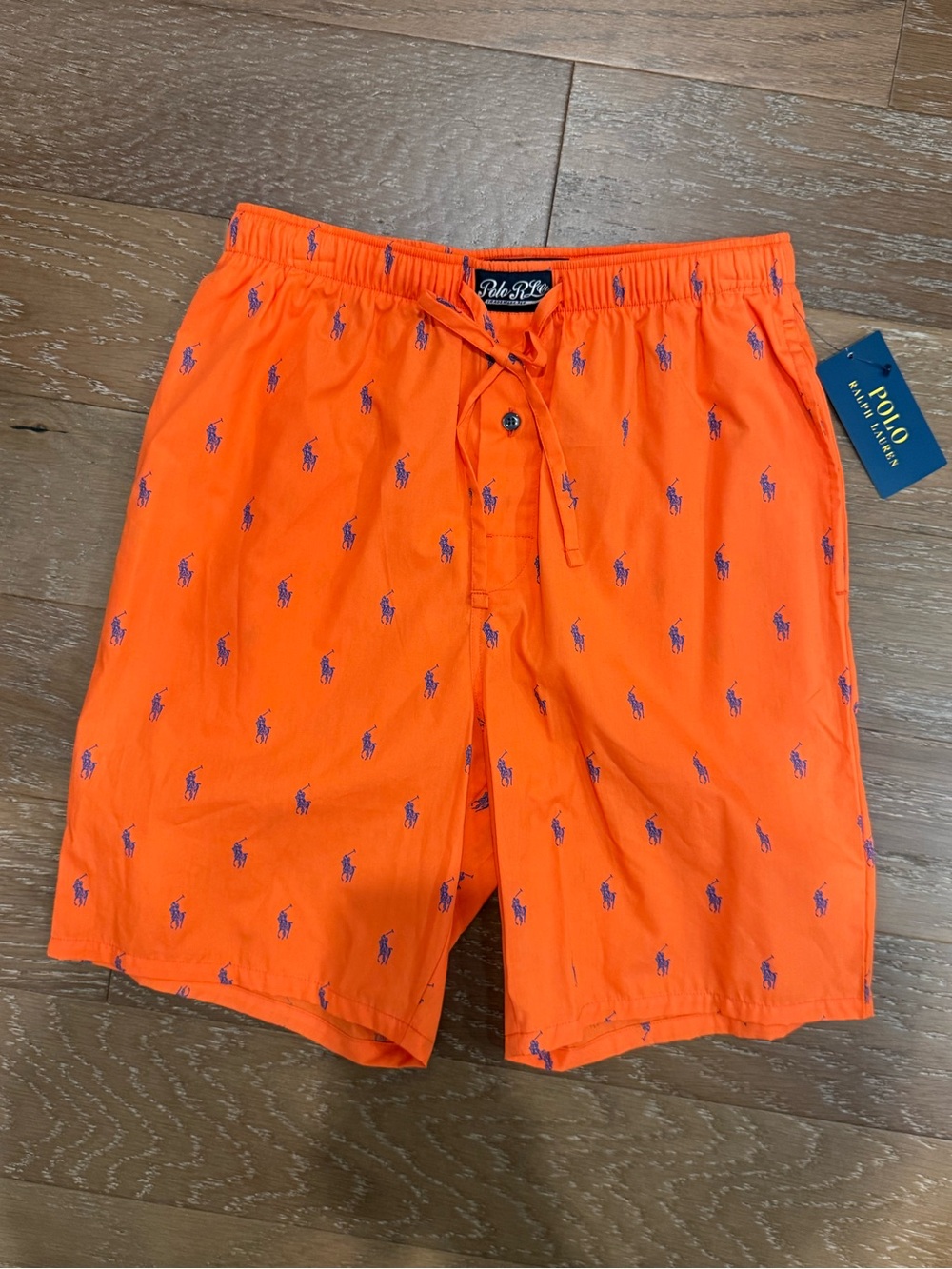 Polo by Ralph Lauren Men's Orange Pajamas Boxer’s Shorts